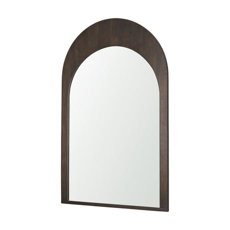 Celeste Dark Brown Medium Arched Mirror from Mercana - Luna Furniture