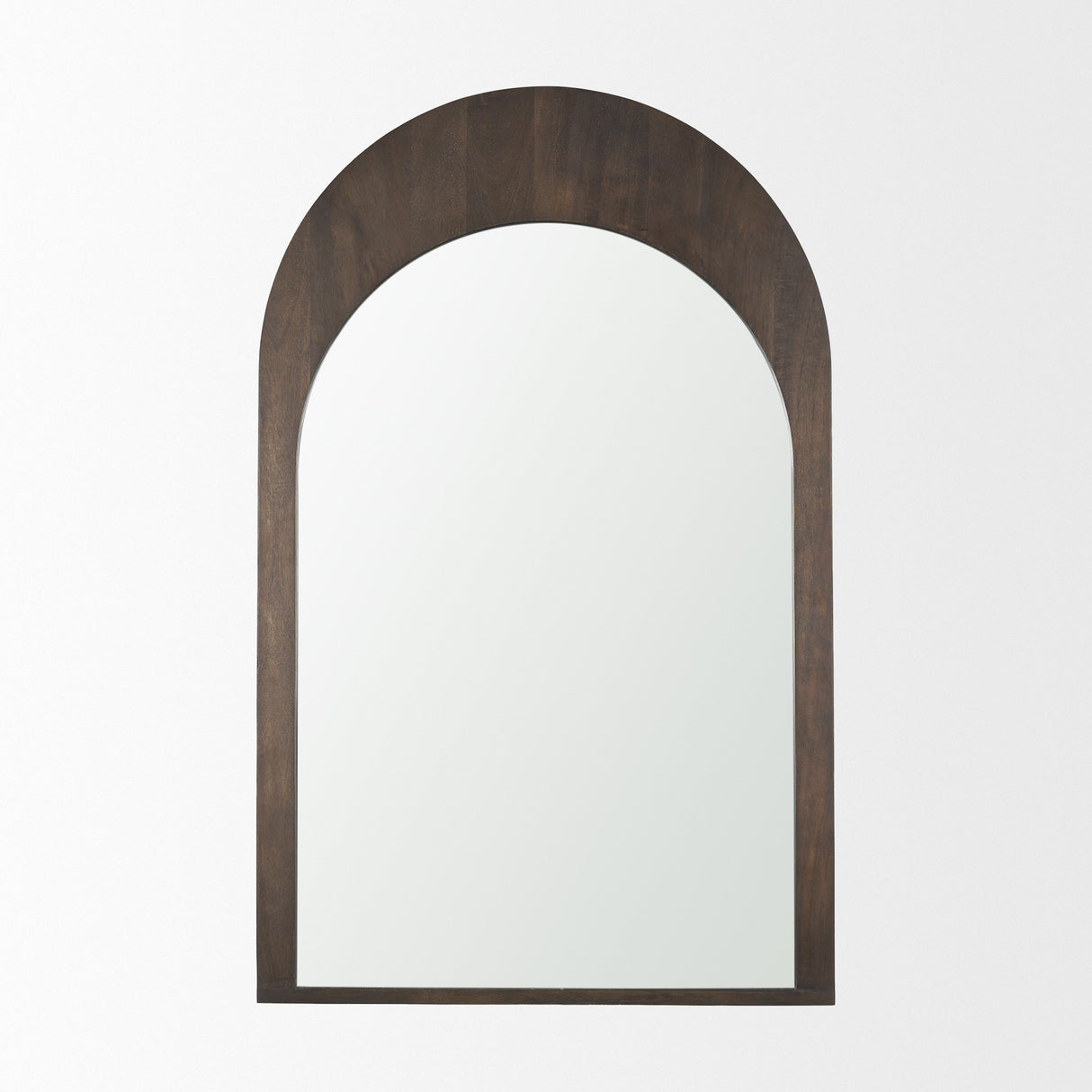 Celeste Dark Brown Medium Arched Mirror from Mercana - Luna Furniture
