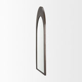 Celeste Dark Brown Medium Arched Mirror from Mercana - Luna Furniture