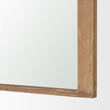 Celeste Light Brown Wood Medium Arched Mirror from Mercana - Luna Furniture
