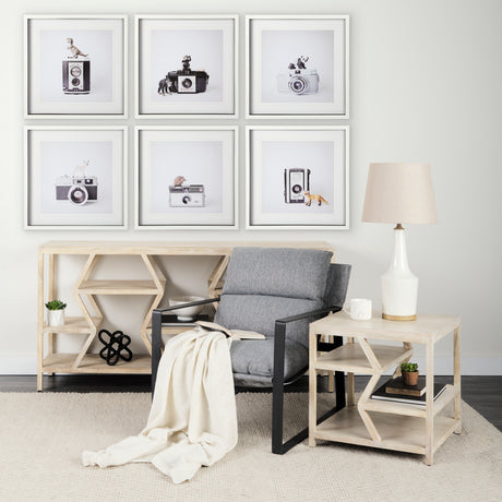 Panda & Vintage Camera by Susannah Tucker Photography a Framed Photo Art Print Matted under Glass from Mercana - Luna Furniture
