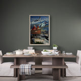 Tremblant Go Canada (XL) by Mercana Studio a Hand Embellished Decograph Framed Art Print under Glass from Mercana - Luna Furniture