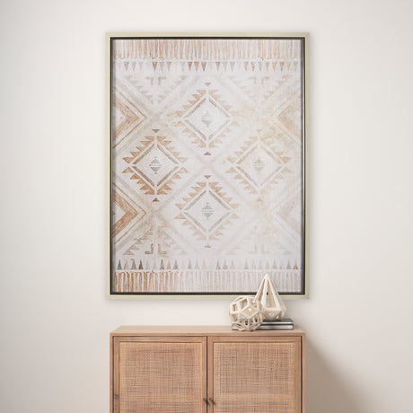 Aztec II by Mercana Studio a Hand Embellished Textured Framed Art Print from Mercana - Luna Furniture