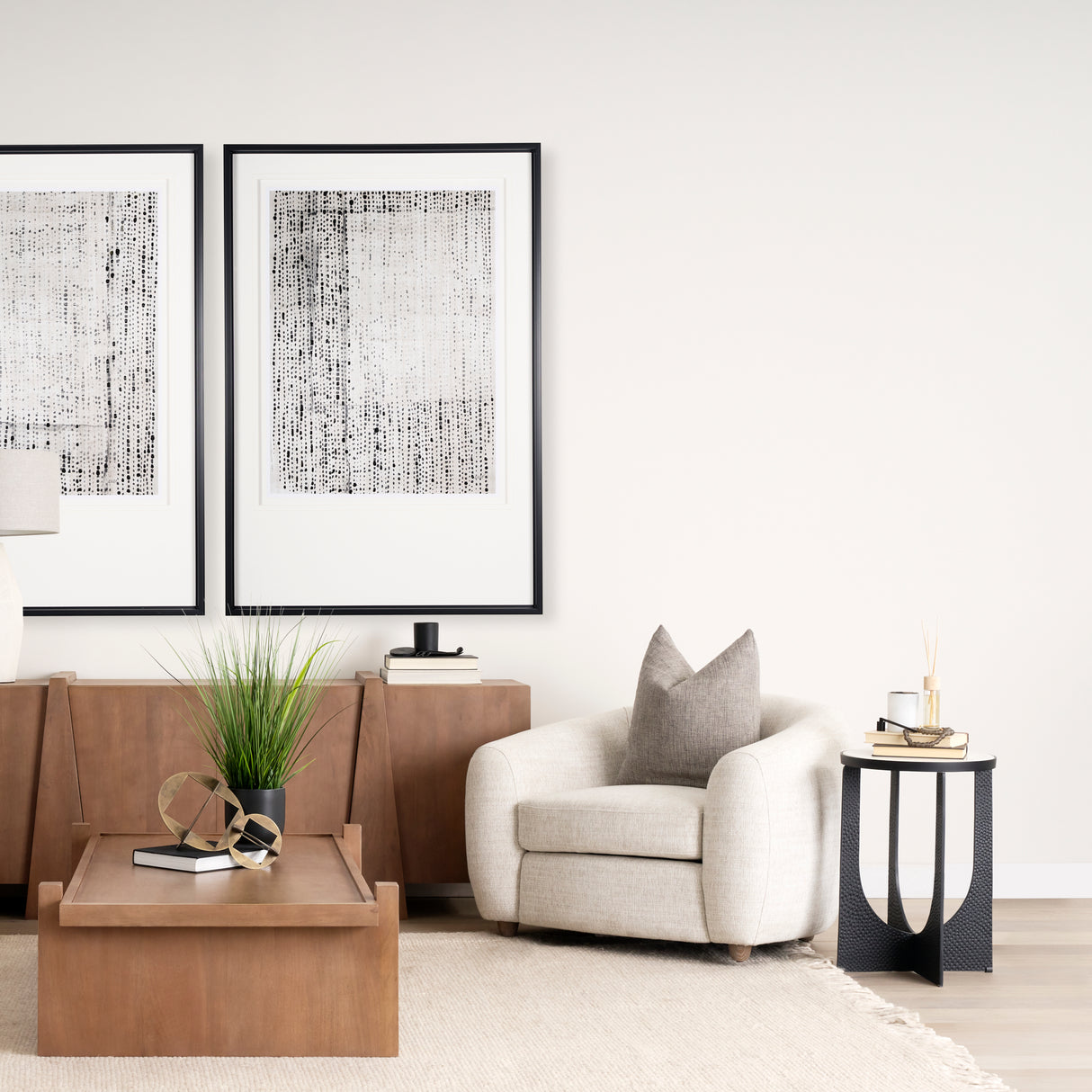 Patrick 23"H White Marble Top w/ Matte Black Metal Accent Table from Mercana - Luna Furniture