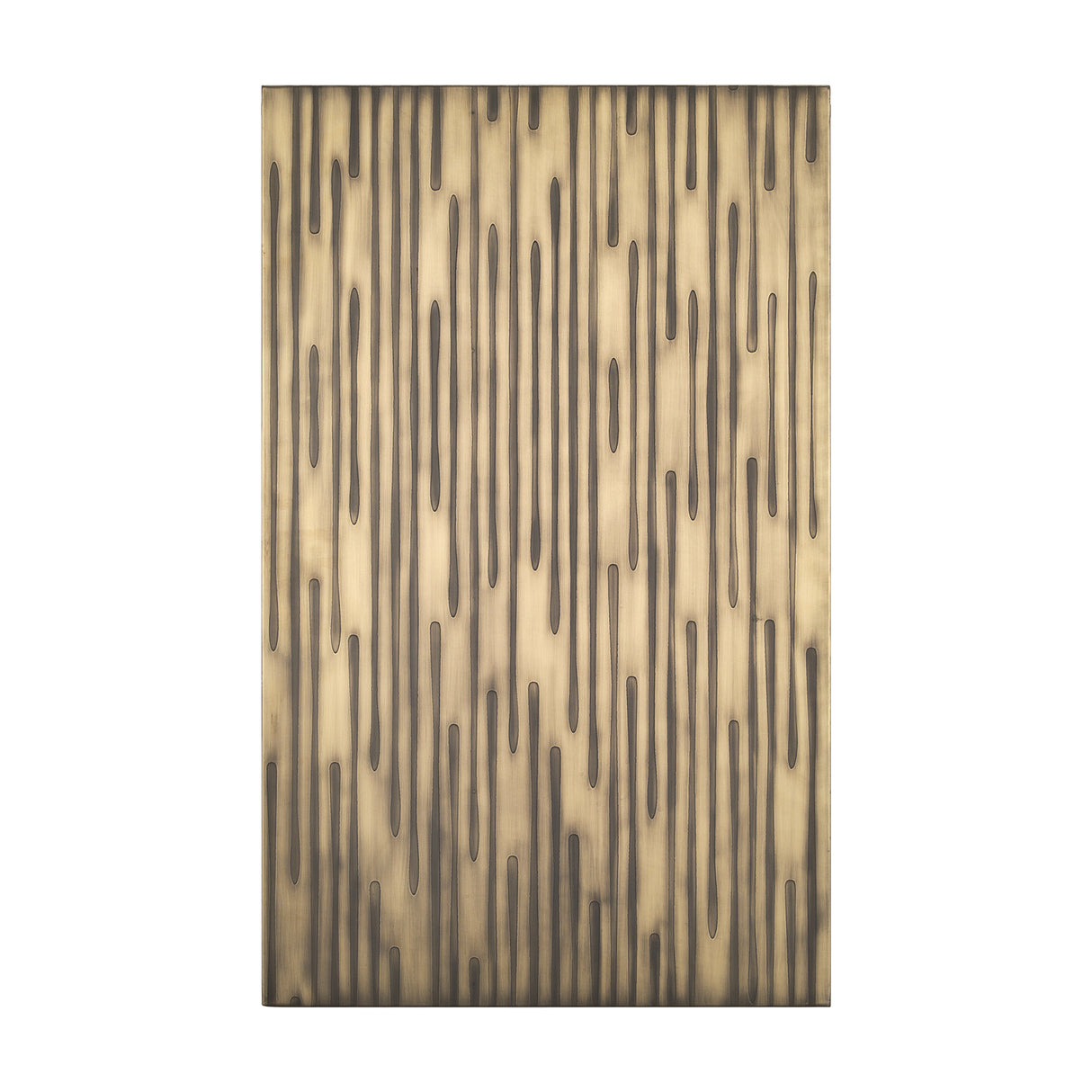 Ramos Painted Antiqued Gold Metal Wall Art from Mercana - Luna Furniture