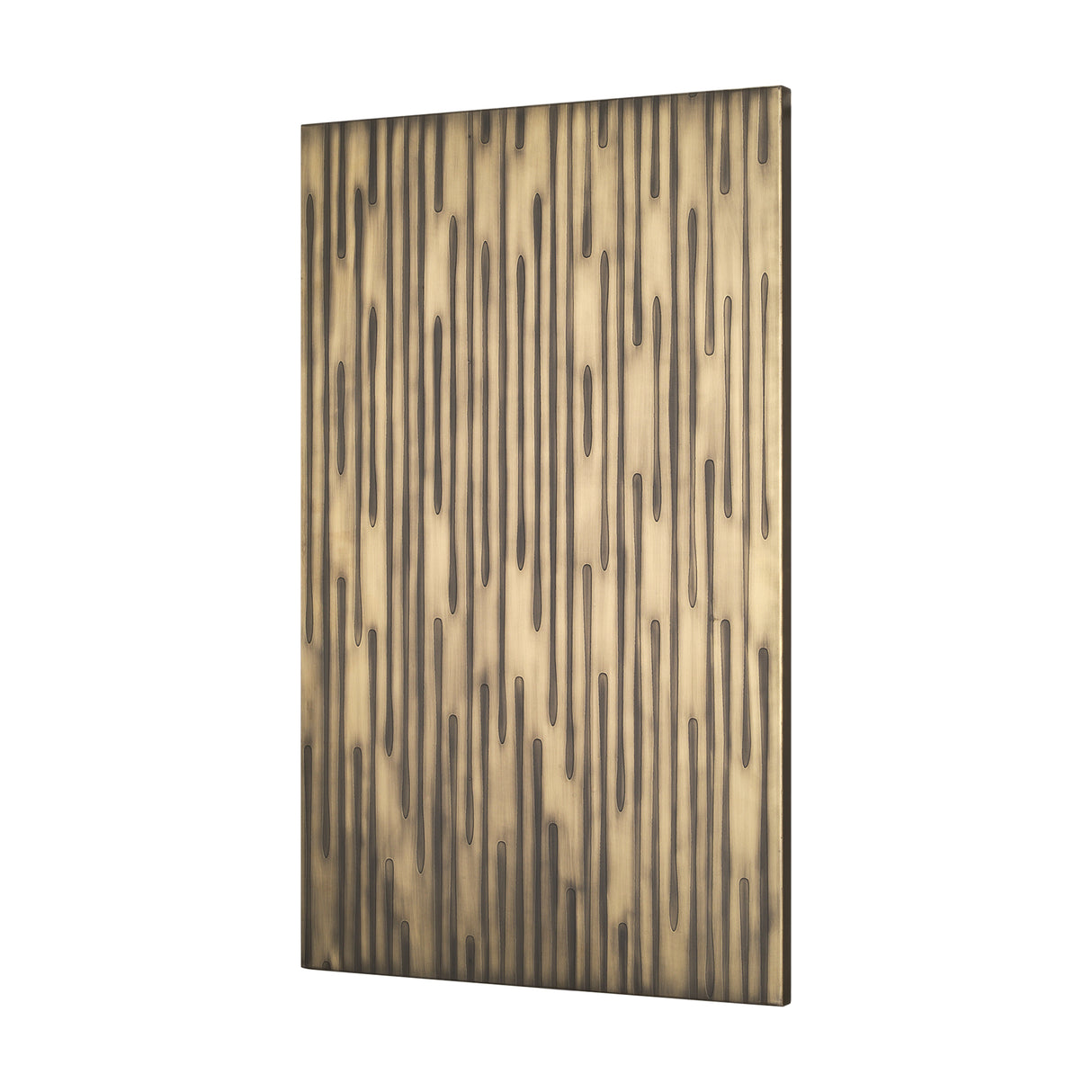 Ramos Painted Antiqued Gold Metal Wall Art from Mercana - Luna Furniture