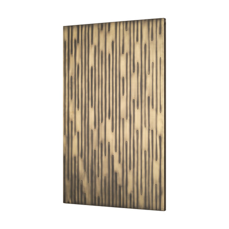 Ramos Painted Antiqued Gold Metal Wall Art from Mercana - Luna Furniture