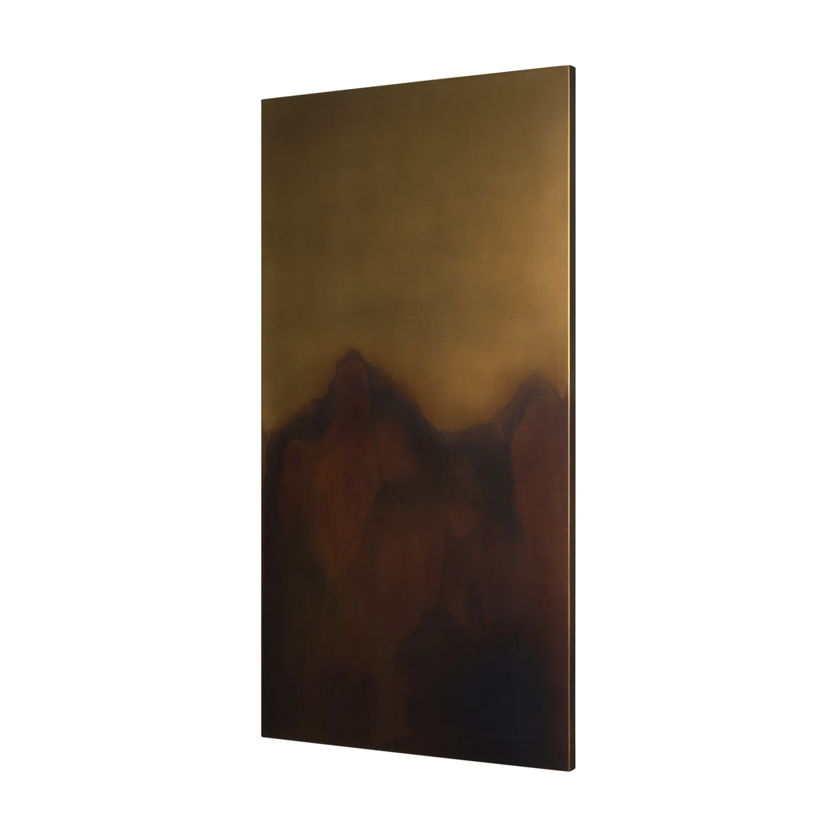 Rios Gold and Red Painted w/ Acid Wash Metal Wall Art from Mercana - Luna Furniture