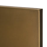 Rios Gold and Red Painted w/ Acid Wash Metal Wall Art from Mercana - Luna Furniture
