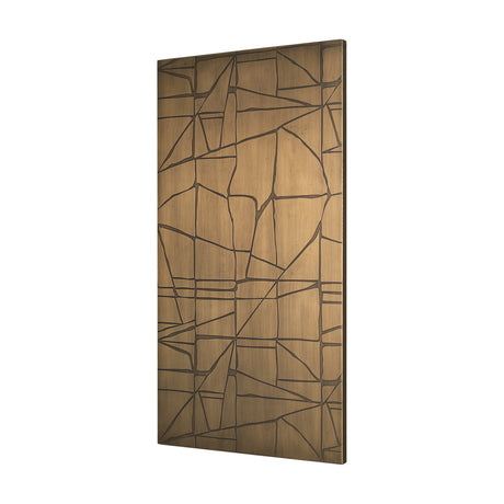 Roho Painted Gold Metal Wall Art from Mercana - Luna Furniture