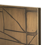 Roho Painted Gold Metal Wall Art from Mercana - Luna Furniture