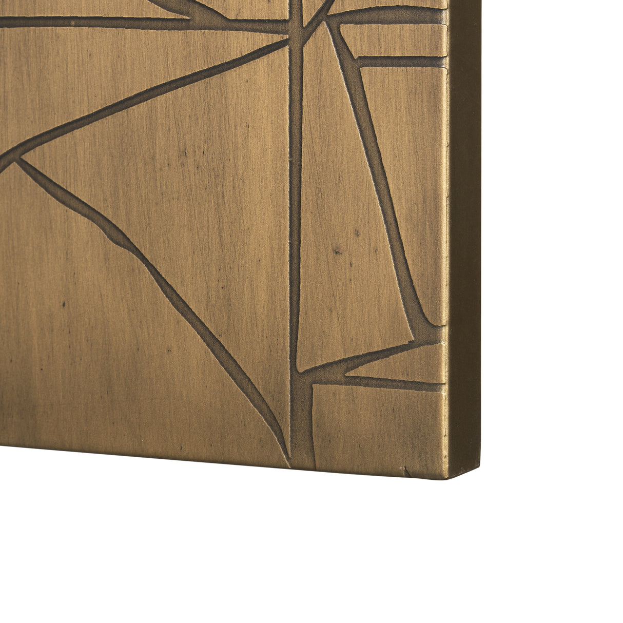 Roho Painted Gold Metal Wall Art from Mercana - Luna Furniture