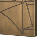 Roho Painted Gold Metal Wall Art from Mercana - Luna Furniture