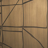 Roho Painted Gold Metal Wall Art from Mercana - Luna Furniture