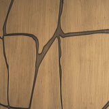 Roho Painted Gold Metal Wall Art from Mercana - Luna Furniture