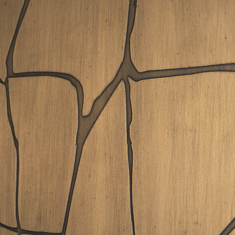 Roho Painted Gold Metal Wall Art from Mercana - Luna Furniture