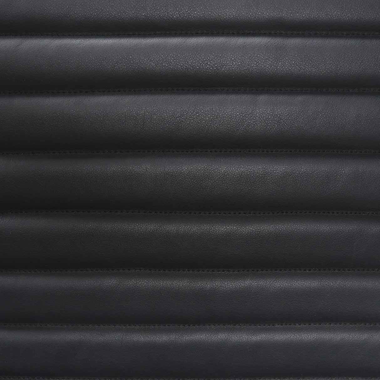 Grosjean Black Leather w/ Black Metal Frame Accent Chair from Mercana - Luna Furniture