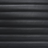 Grosjean Black Leather w/ Black Metal Frame Accent Chair from Mercana - Luna Furniture