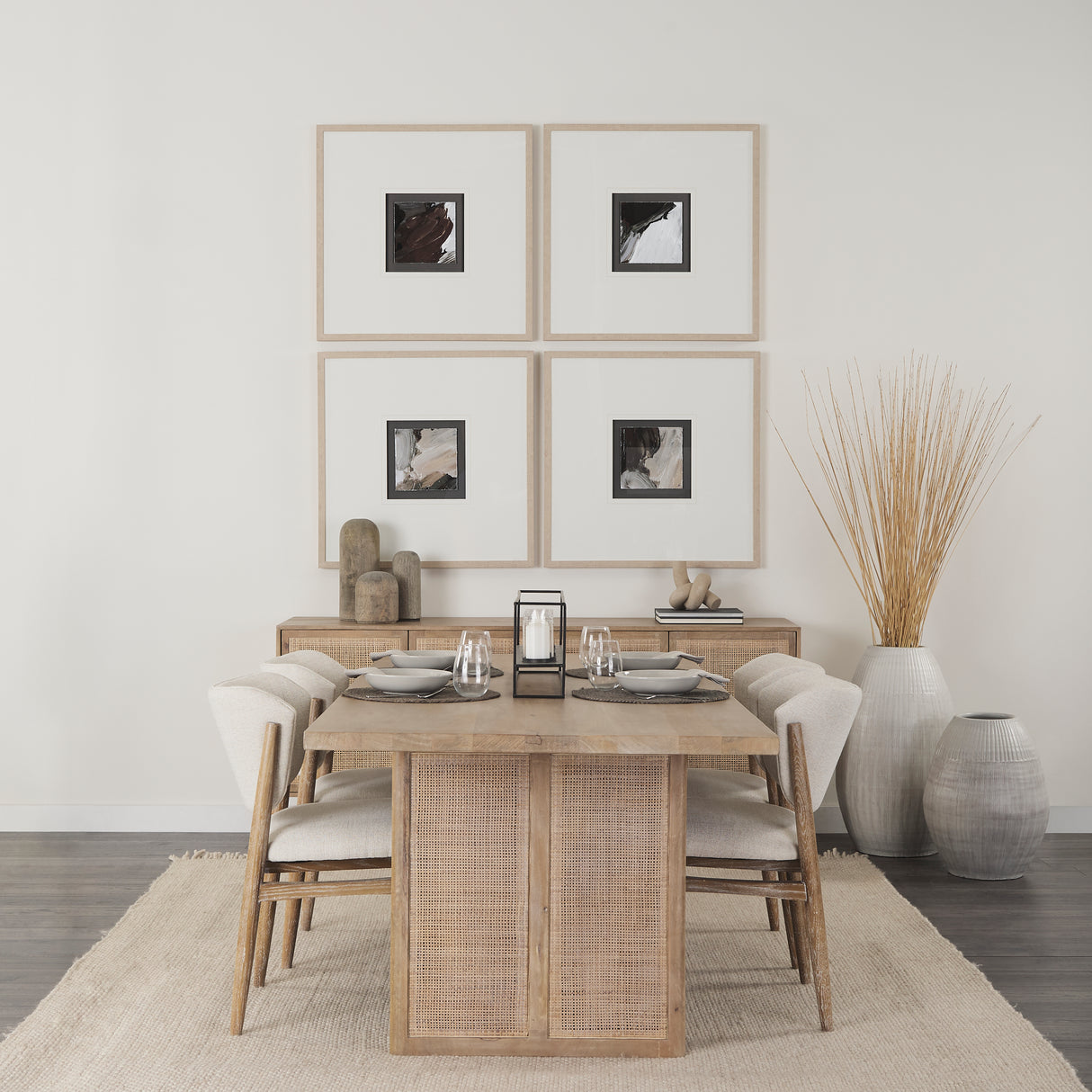 Harmonic III by Mercana Studio a Hand Embellished Textured Framed Art Print Matted under Glass from Mercana - Luna Furniture
