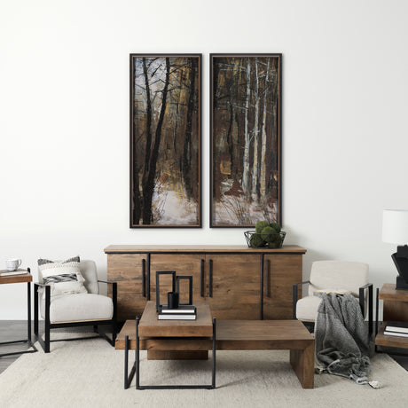 Forest View VI by Mercana Studio a Hand Embelished Textured Framed Art Print from Mercana - Luna Furniture