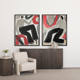 Bold People - Ellis by Mercana Studio Hand Embellished Textured Framed Art Print Matted under Glass from Mercana - Luna Furniture