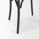 Etienne Light Brown Wood w/ Iron Metal Dining Chair, Set of 2 from Mercana - Luna Furniture