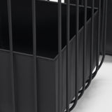 Verna Matte Black Wire Cage Metal Planters (Set of 2) from Mercana - Luna Furniture