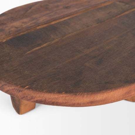 Iza Medium Brown Wooden Riser (Set of 2) from Mercana - Luna Furniture