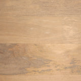 June Light Brown Wood w/ Fluting Square Side Table from Mercana - Luna Furniture