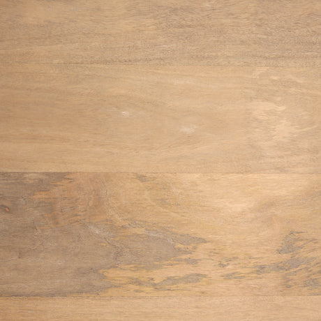 June Light Brown Wood w/ Fluting Square Side Table from Mercana - Luna Furniture