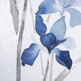Blue Iris I by Mercana Studio a Hand Embellished Textured Framed Art Print Matted under Glass from Mercana - Luna Furniture
