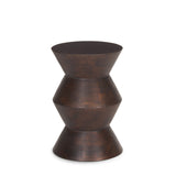 Odessa Dark Brown Wood Accent Table from Mercana - Luna Furniture