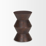 Odessa Dark Brown Wood Accent Table from Mercana - Luna Furniture