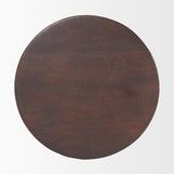 Odessa Dark Brown Wood Accent Table from Mercana - Luna Furniture