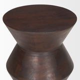 Odessa Dark Brown Wood Accent Table from Mercana - Luna Furniture