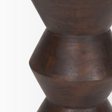 Odessa Dark Brown Wood Accent Table from Mercana - Luna Furniture