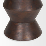 Odessa Dark Brown Wood Accent Table from Mercana - Luna Furniture