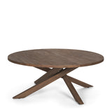 Solana Medium Brown Wood Coffee Table from Mercana - Luna Furniture