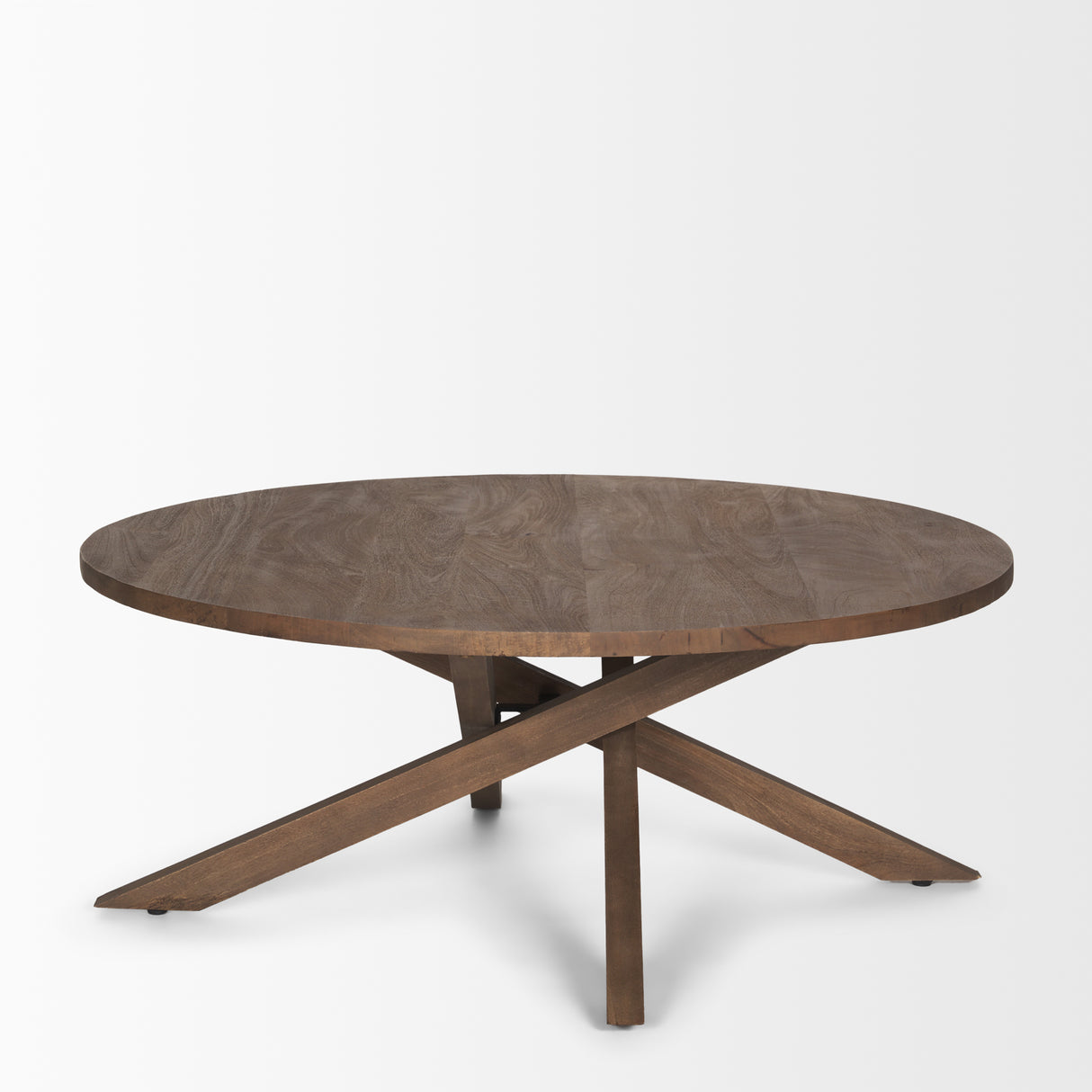 Solana Medium Brown Wood Coffee Table from Mercana - Luna Furniture