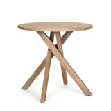 Solana Light Brown Wood Foyer Table from Mercana - Luna Furniture