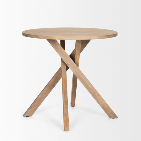 Solana Light Brown Wood Foyer Table from Mercana - Luna Furniture