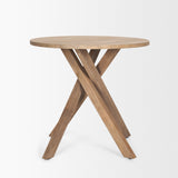 Solana Light Brown Wood Foyer Table from Mercana - Luna Furniture