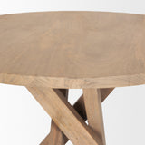 Solana Light Brown Wood Foyer Table from Mercana - Luna Furniture
