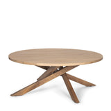 Solana Light Brown Wood Coffee Table from Mercana - Luna Furniture