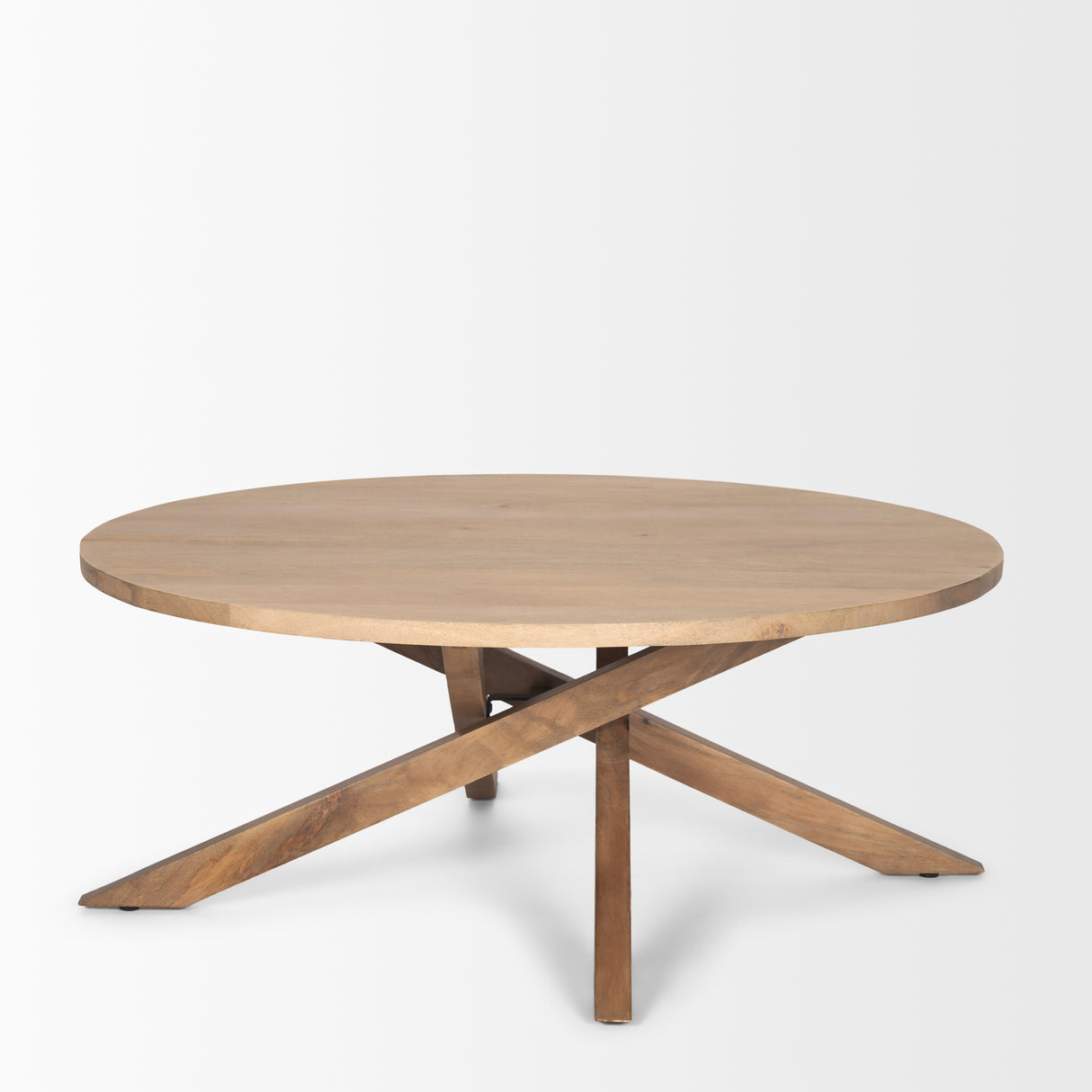 Solana Light Brown Wood Coffee Table from Mercana - Luna Furniture