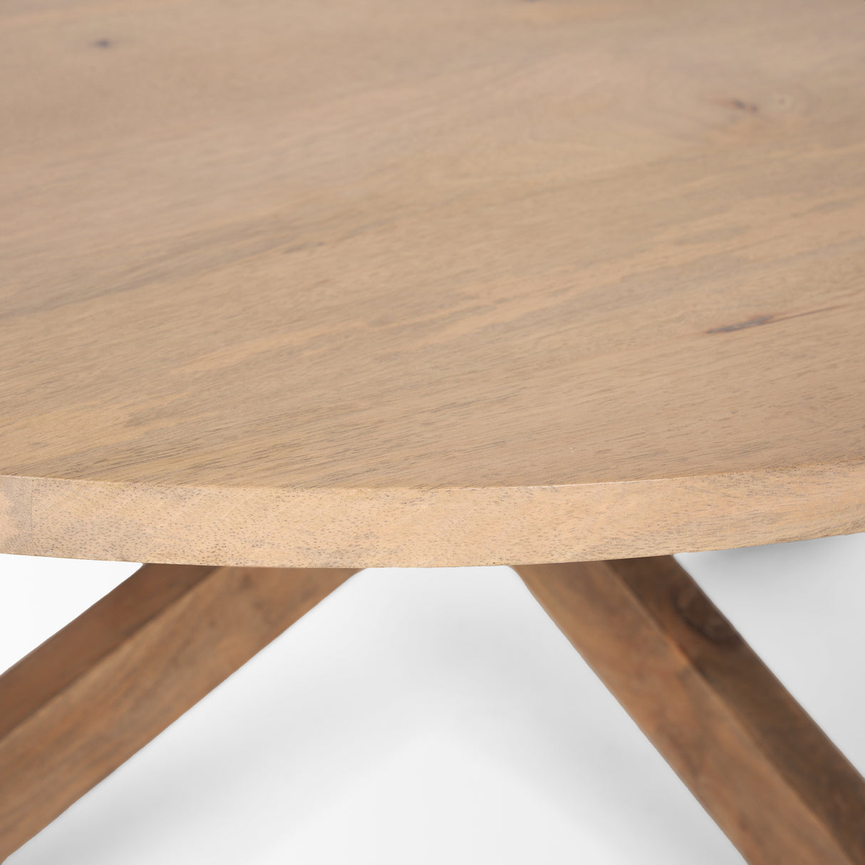 Solana Light Brown Wood Coffee Table from Mercana - Luna Furniture