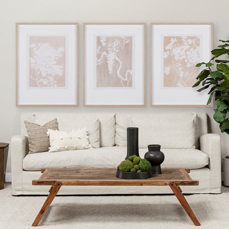 Flower Silhouette-Peony by Mercana Studio Hand Embellished Framed Art Print Matted under Glass from Mercana - Luna Furniture