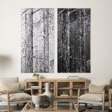 Forest BW II by Ariana a Hand Embellished Textured Canvas from Mercana - Luna Furniture