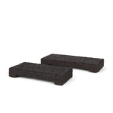 Shira Reclaimed Dark Brown Wooden Riser (Set of 2) from Mercana - Luna Furniture