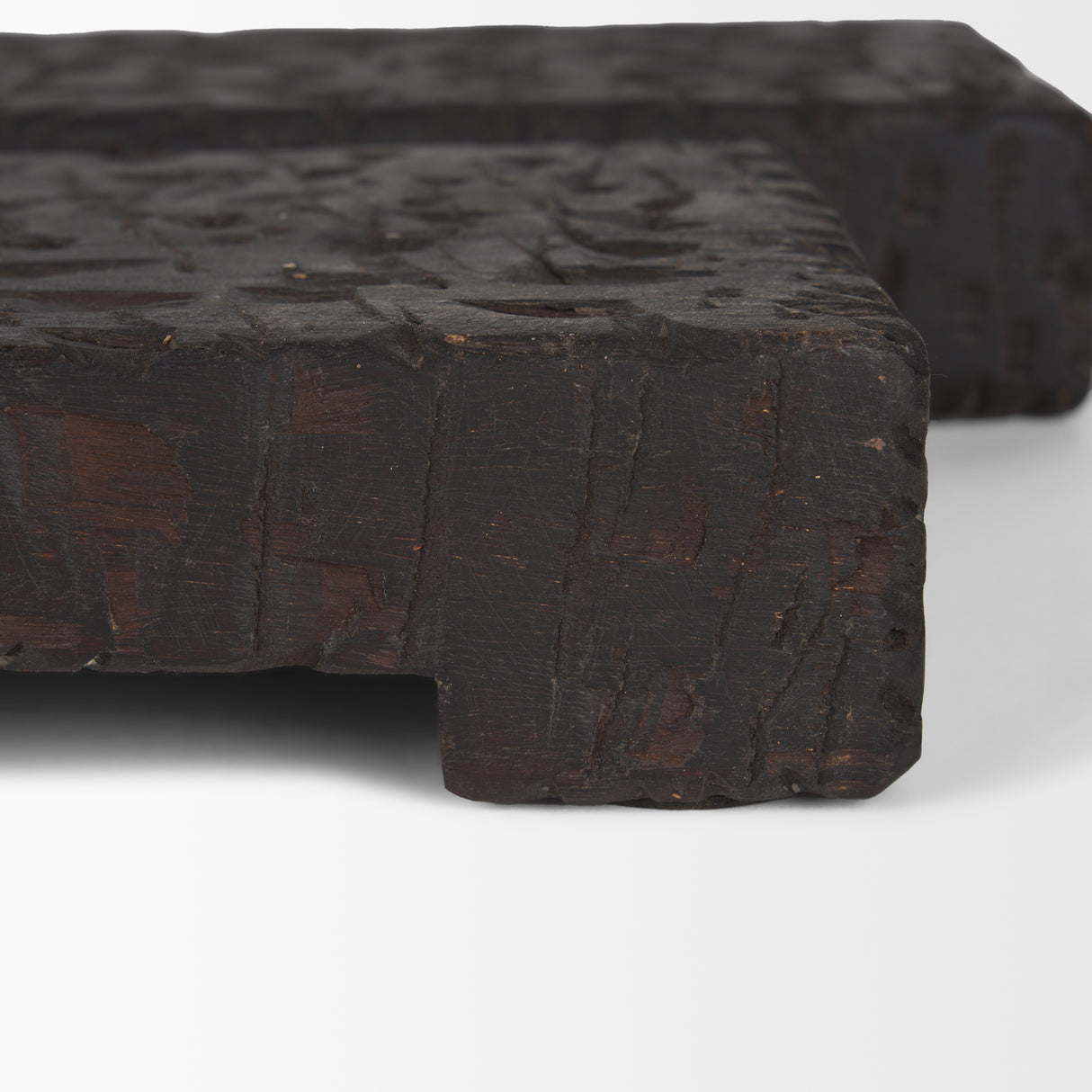 Shira Reclaimed Dark Brown Wooden Riser (Set of 2) from Mercana - Luna Furniture
